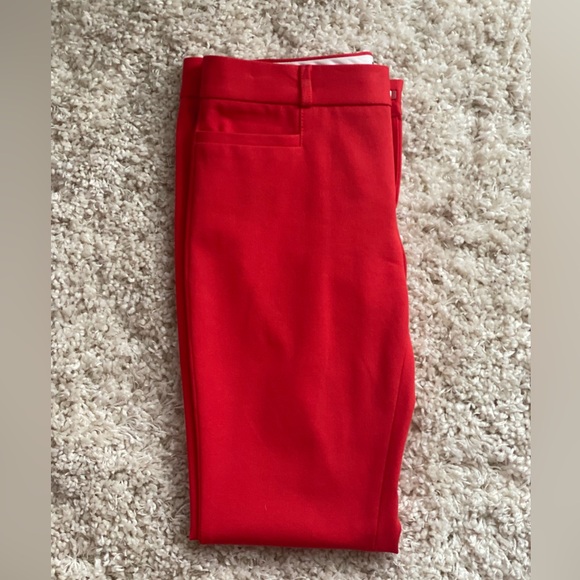Banana Republic Sloan Pants Sz 2S Red - Picture 1 of 7